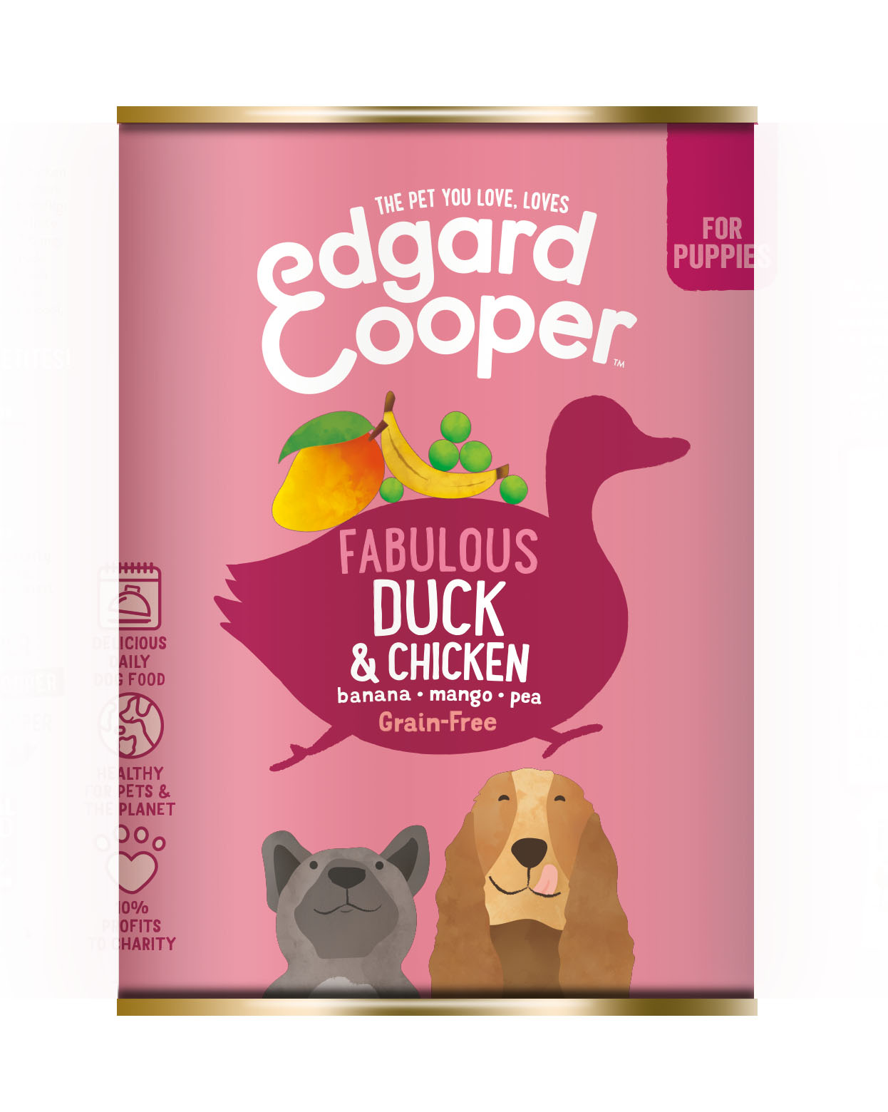 Edgard & Cooper hond blik pup eend