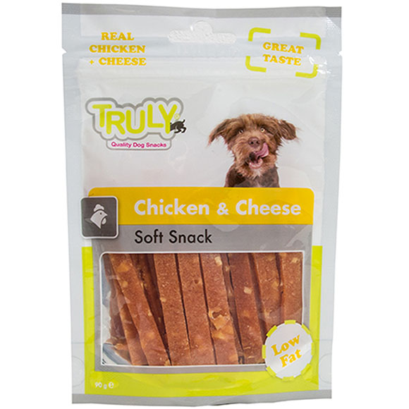 Truly dog chicken & cheese